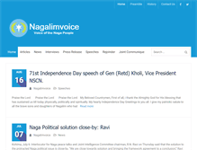 Tablet Screenshot of nagalimvoice.com